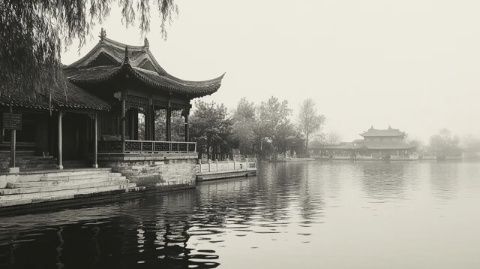 株洲古稱建寧:建寧風景亭閣一道美麗的江景