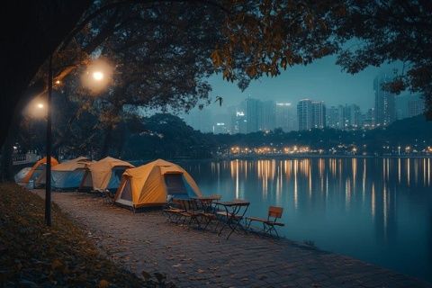 巧家縣露營之旅：綠意盎然中的心靈釋放與美好回憶