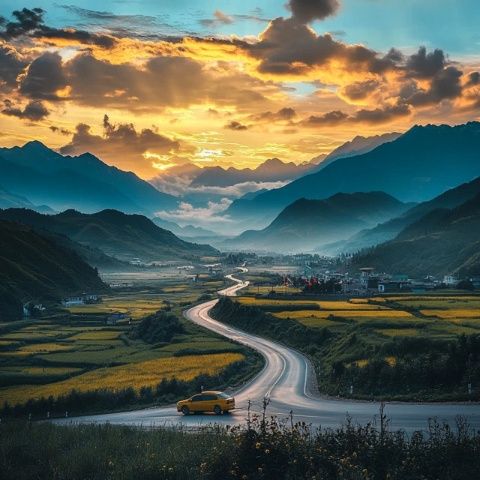 在四川達州的大竹縣縣城和區縣縣城之間，318國道蜿蜒穿行，其中一個小鎮——卷硐鎮
