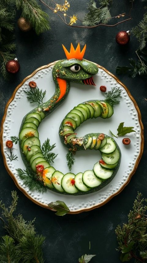 今日大揭秘: snake come true!輕松上手制作胡蘿卜鮮蝦蛇形飯