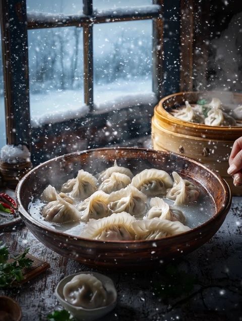 秋冬家常美食:學(xué)做鮮嫩娃娃菜餡蒸餃,暖胃又暖心