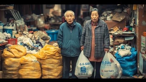 青島情侶不慎丟棄23萬現金，環衛工人三度翻找助其找回全部積蓄