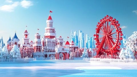 我在哈爾濱冰雪大世界的奇幻冰雪之旅