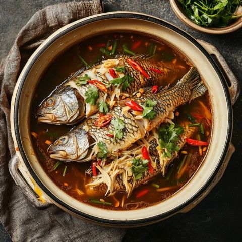 河南廚師為援鄂醫療隊做家鄉菜：紅燒黃河大鯉魚受追捧
