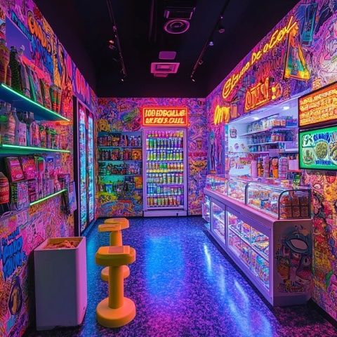 湖濱小吃街里的網紅小店，雖小卻一度風靡全場