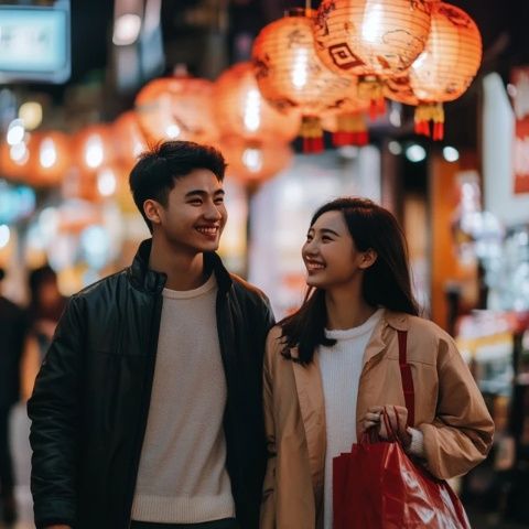 許永保張文英體驗京城美味 賞析北京簋街美食一條街的魅力