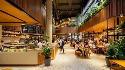 新梁倉美食廣場,璀璨明珠般橫空出世