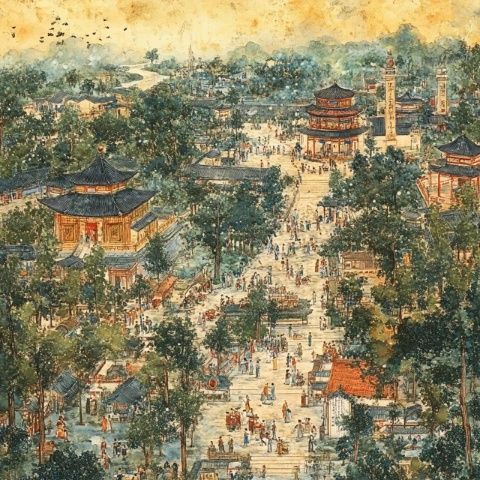 當(dāng)年帝都繁華景象,今朝練塘幽情