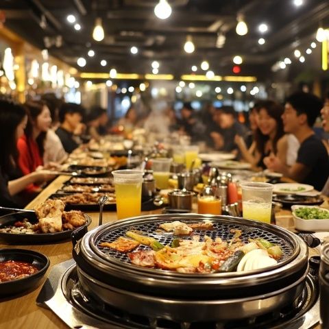 70年正宗韓式烤肉店：蘸著吃的獨特體驗，新村必訪美食圣地