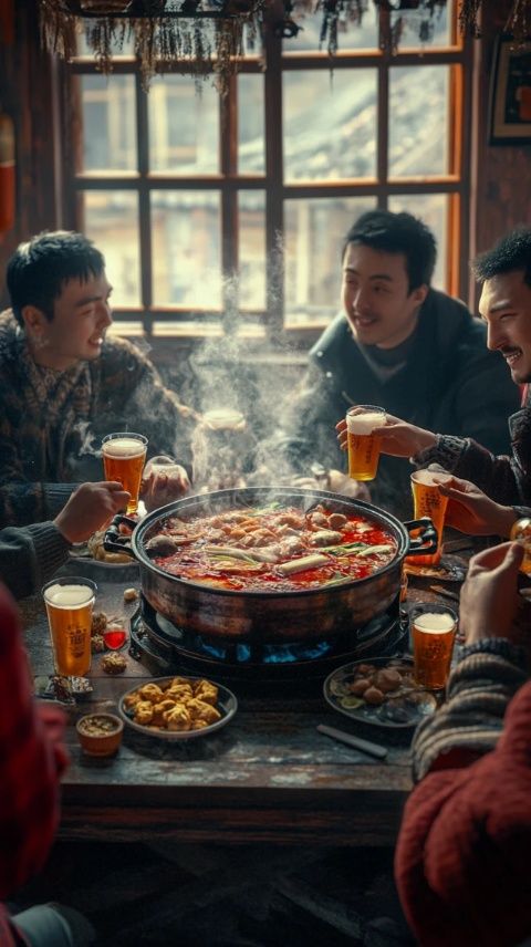 清水灣嘗鮮:與明星共品海南特色的鴛鴦糟粕醋火鍋