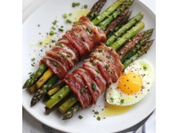 蘆筍燒臘肉簡易可口的家庭菜肴