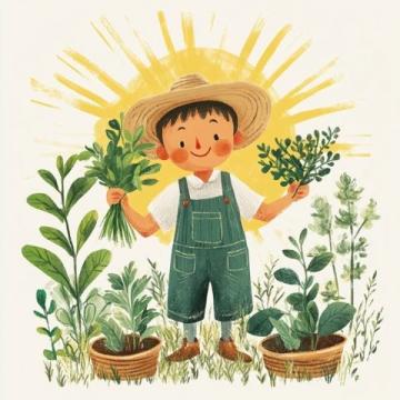 親子共讀繪本推薦:培養(yǎng)孩子興趣的菜園里面有什么好吃的