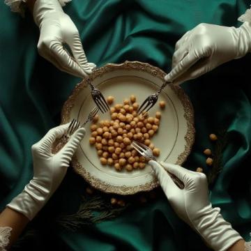 金黃誘人:一張讓人向往美好生活的美食照片