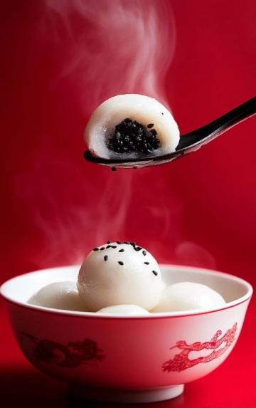 江蘇鹽城的特產藕粉圓子,軟糯q彈外皮裹著豐富餡料