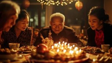 夜宴五里河，三人一張桌！
