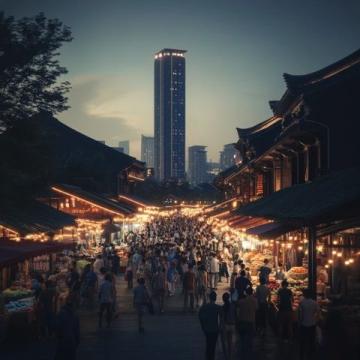 南昌江西小炒美食街變身熱門旅游景區!