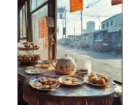桂林火車北站里的美食與快餐