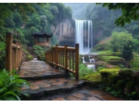 米東區(qū)獨(dú)山子村網(wǎng)紅打卡地，獨(dú)特的小瀑布在何處？