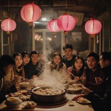 平?jīng)瞿晁祝贺S盛年夜飯與熱鬧社火的溫暖新年記憶