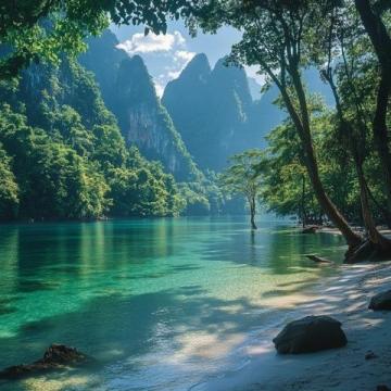 象島位于泰國灣中,是泰國海島當中開發相當完善的島嶼之一,在椰林樹影的掩映之下