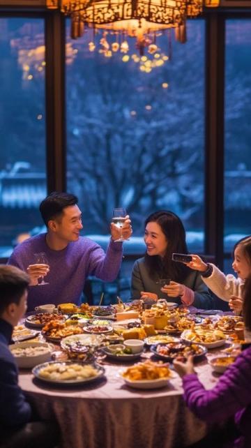 平?jīng)瞿晁祝贺S盛年夜飯與熱鬧社火的溫暖新年記憶