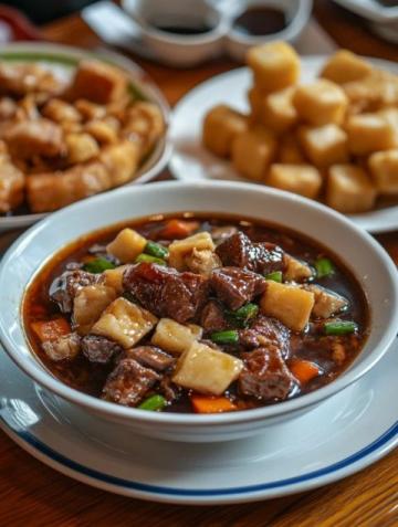 隱藏在大利家背后的人氣牛肉湯小店,牛雜湯分量足味美價廉