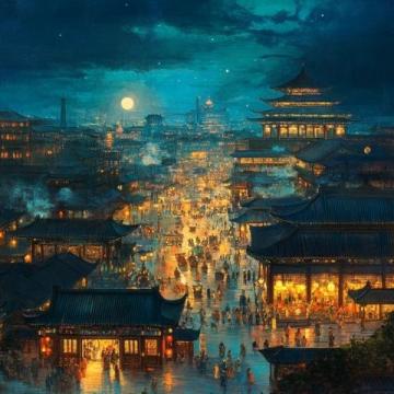 位置與環境夜晚的漕河涇,燈火闌珊,而在這片繁華之中