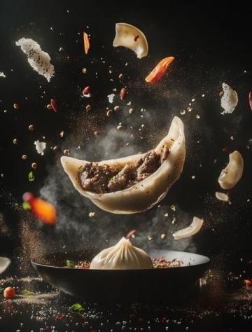 剛出爐的六角形浮粿:海蠣與瘦肉的完美結合