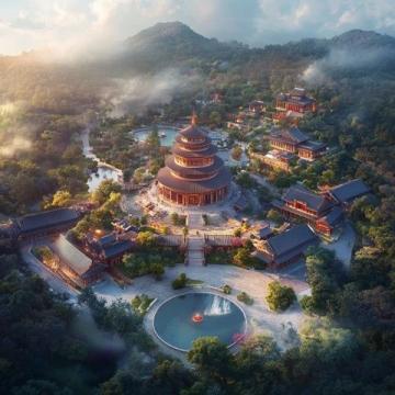 廣州周邊游丨清遠交界之間，依山而建的歐式城堡酒店