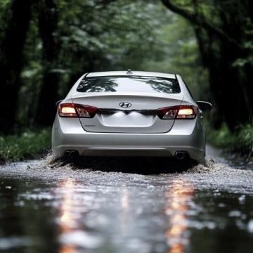 梅雨時節，雨水稀里嘩啦下個不停，車行雨中，又是另外一番風景……