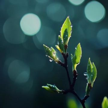 春雨滋潤萬物,彰顯生命的意義