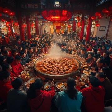 蛇年春節霞浦太康路美食街舌尖上的狂歡盛宴