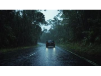 梅雨時節，雨水稀里嘩啦下個不停，車行雨中，又是另外一番風景……