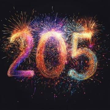 告別2024,喜迎2025,煙火昭彰,星月滾燙