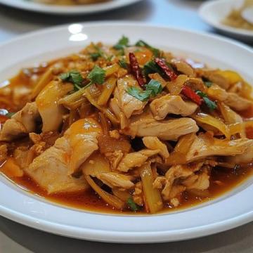 溫馨美食:大盤雞的香濃魅力