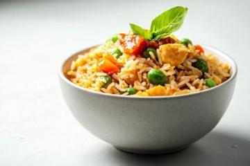 初試手做揚州炒飯