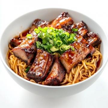 平涼本地風味:炒肉片拌白皮面
