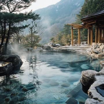 一場雪景溫泉之旅:青城山下的溫泉奇遇