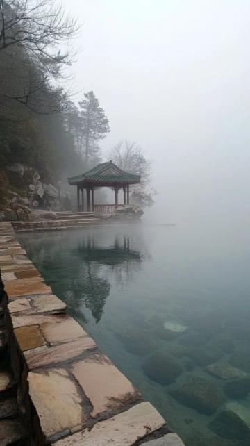 一場雪景溫泉之旅:青城山下的溫泉奇遇