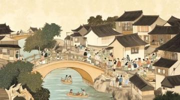 平江路繁華盛景:兩條平行街道共繪山水畫卷