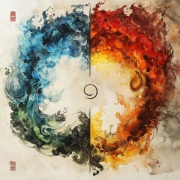 敖丙與燒火棍:墻繪中的靈韻流轉