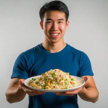 美國少年異國蛋炒飯奇遇:中西合璧美食之旅