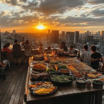 大阪必游！Harukas300高空展望臺：360°全景賞遍關西美景，美食盛宴等你來享！