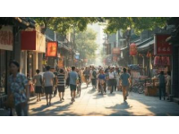 上海嘉定現(xiàn)代與過(guò)去的交融新天地商業(yè)街