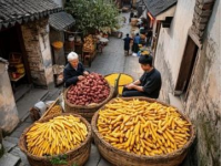 潮汕這片充滿文化底蘊的土地，孕育了無數令人垂涎的美食，其中甘筒果又稱馬鈴薯果