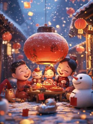 小狼和金寶的新年冒險
