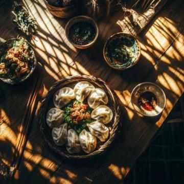 吃餃子迎冬至溫暖鄰里情