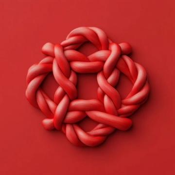 中國結基礎結之一:三瓣