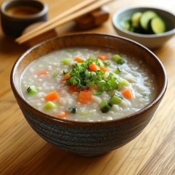 粥里的用料不是很多一般般,兩人份夠三個人喝的,味道也不是很正宗鮮美的那種