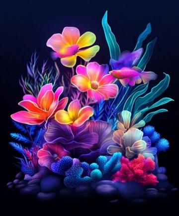 夢幻水草七彩魚缸:微觀宇宙中的絕美奇觀